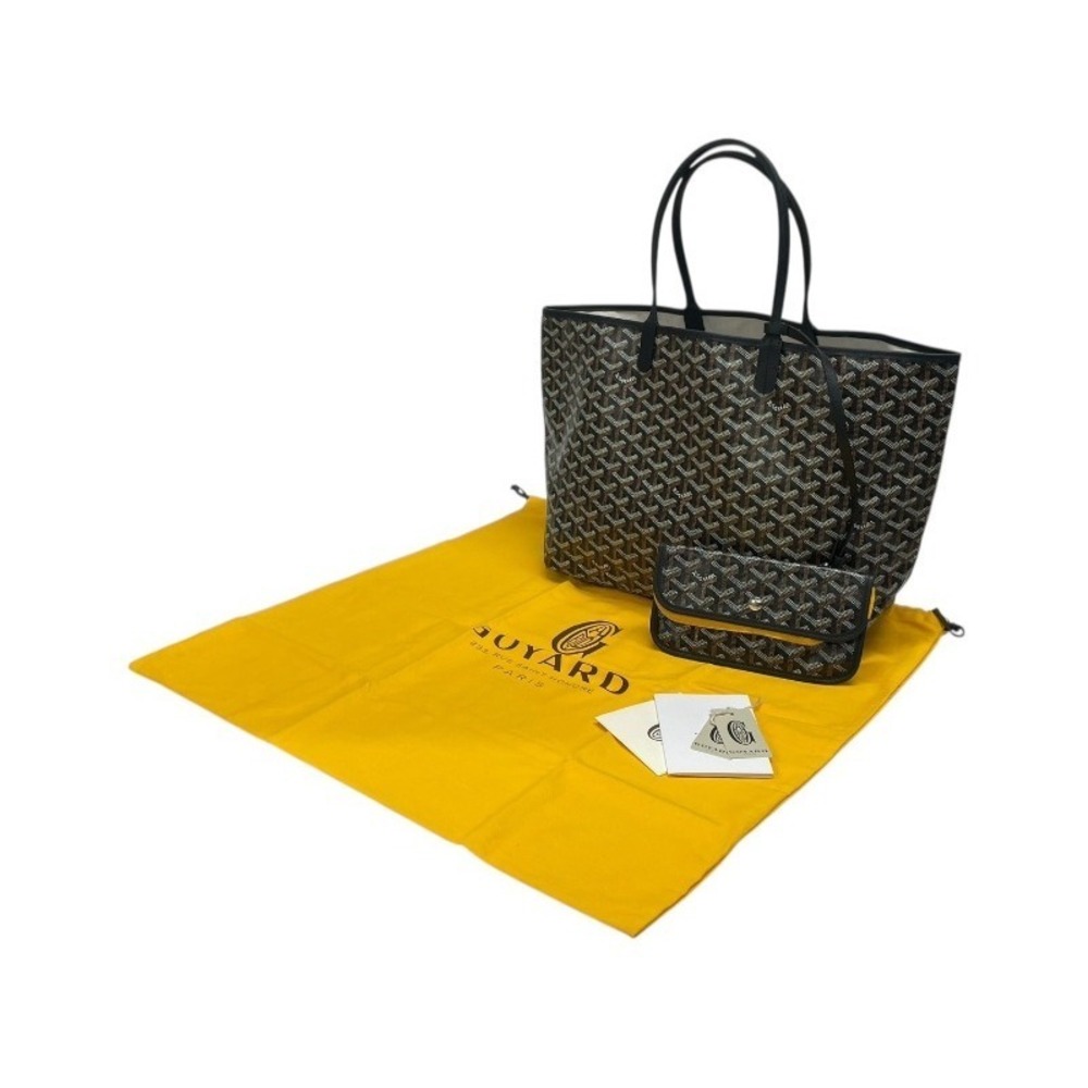 Goyard leather Saint Louis black bag tote - Picture 2 of 10